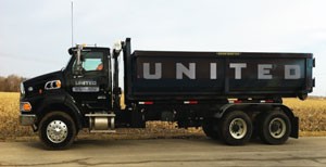 United Services dumpster rental